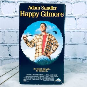 Happy Gilmore Starting Adam Sandler Vintage 1996 VHS Movie